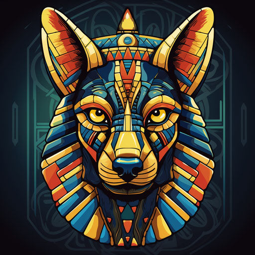 Coloring book of Egyptian pharaohs