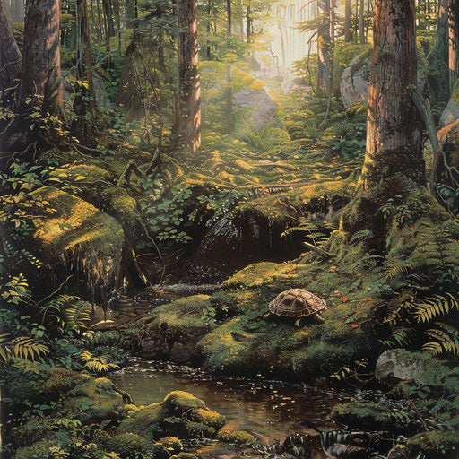 The Quiet Forest Spring