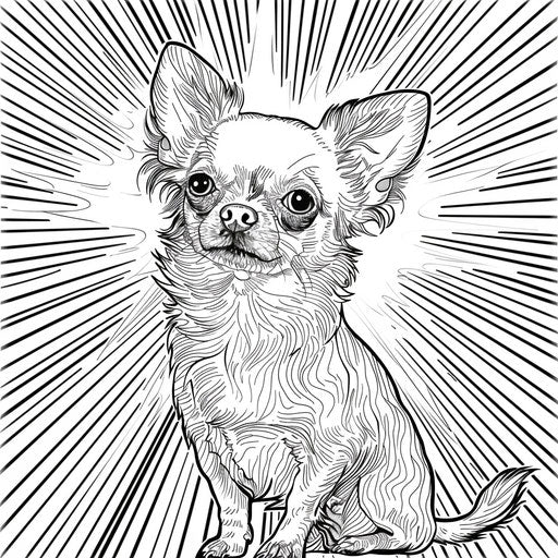 Chihuahua in a sunbeam