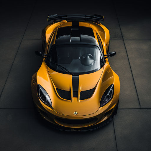Top view of the Lotus Elise