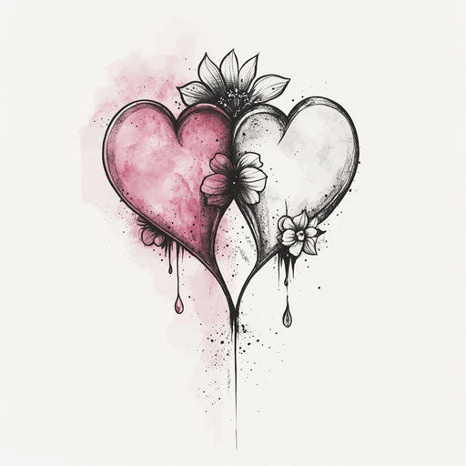 Illuminated Cute Couple Tattoos Tattoo Kit