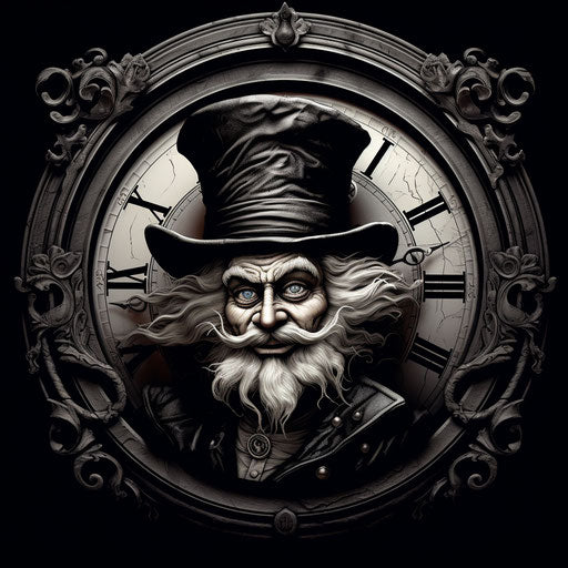 Black whatsapp profile picture in the style of John Tenniel