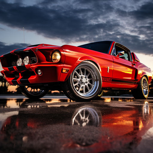 Classic Ford Mustang GT Shelby Wheel and Tire Upgrades