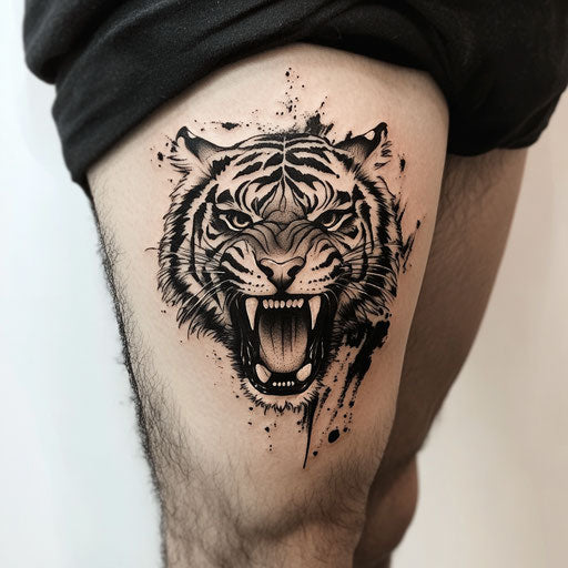 Thigh Tattoos Male Tattoo Vector Pack