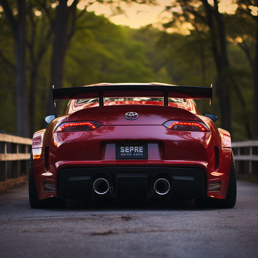 Rear view of the mark 4 supra