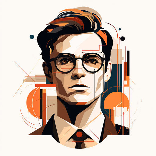 Smart clipart in Minimalist style, on white background