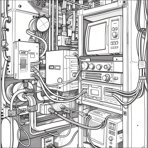Computer network with multiple connected devices