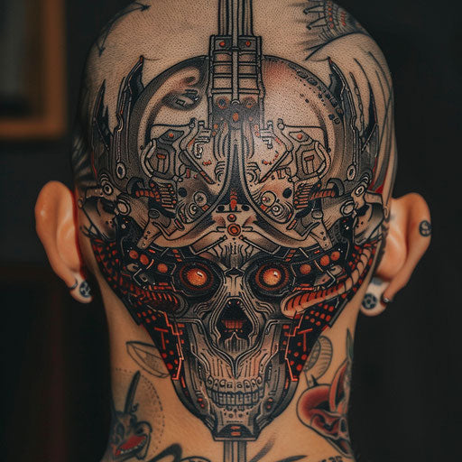 Head Tattoos Tattoo Sketch Kit