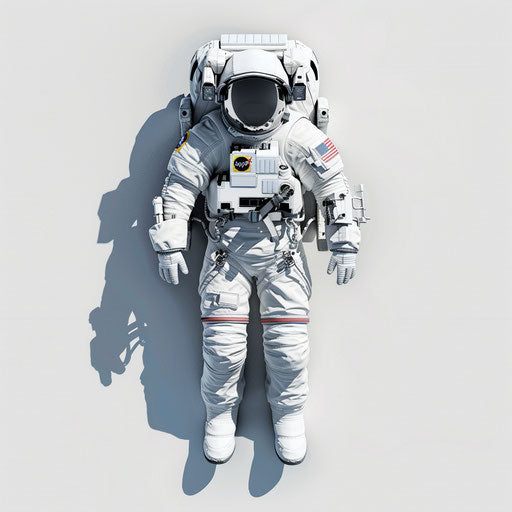 Realistic mission clipart on flat white background, high contrast and soft shadows