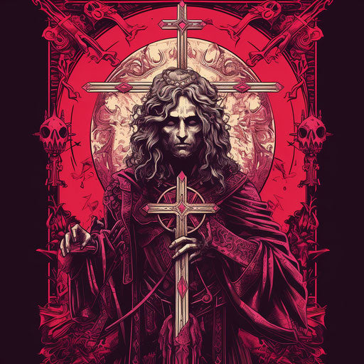 The king with the cross, st john