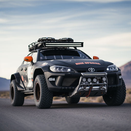 Rally version of mark 4 supra with off-road modifications