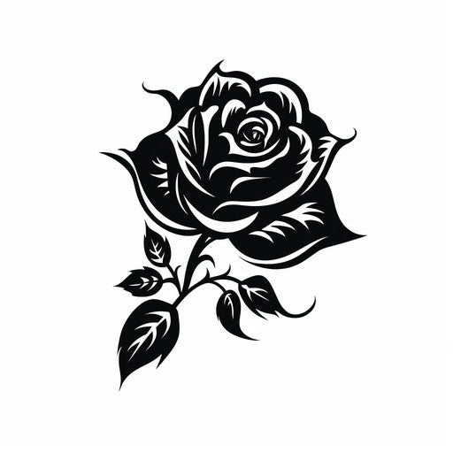 Download black rose tattoo designs