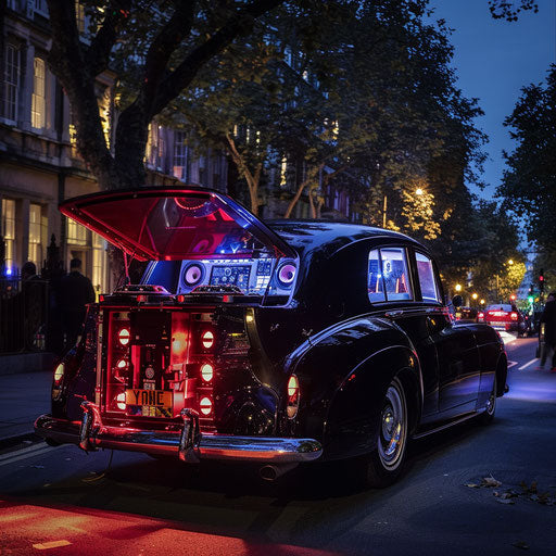 1954 Bentley R Type Continental transformed into mobile DJ booth