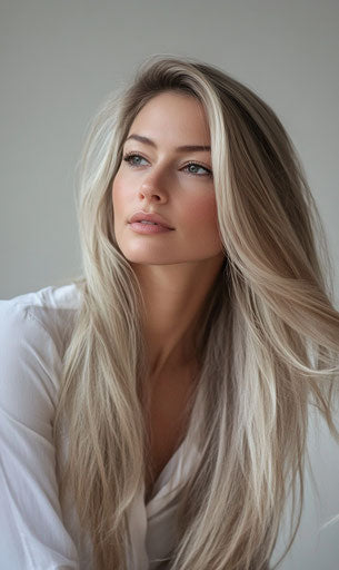 The stunning 30-year-old blonde supermodel captured in a photo