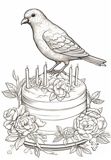 Learning Through Happy Birthday Coloring Pages
