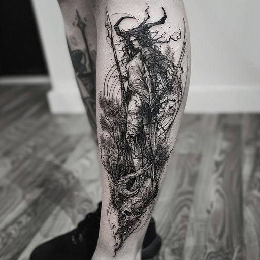 Inspiring tattoos with a touch of dark fantasy