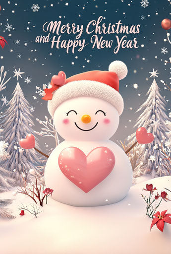 Radiant Merry Christmas And Happy New Year NYE Visuals