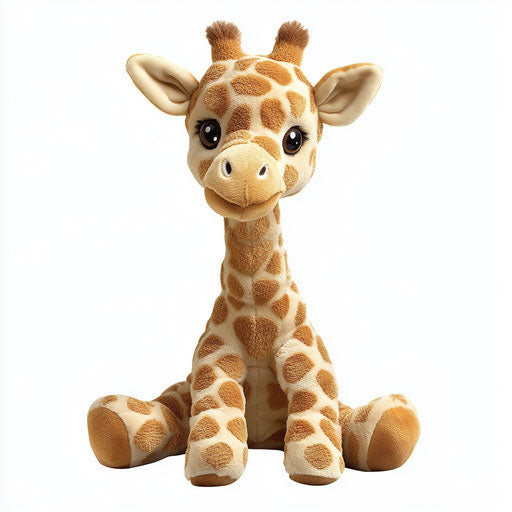 Realistic illustration of a stuffed animal, high resolution, no background, isolated