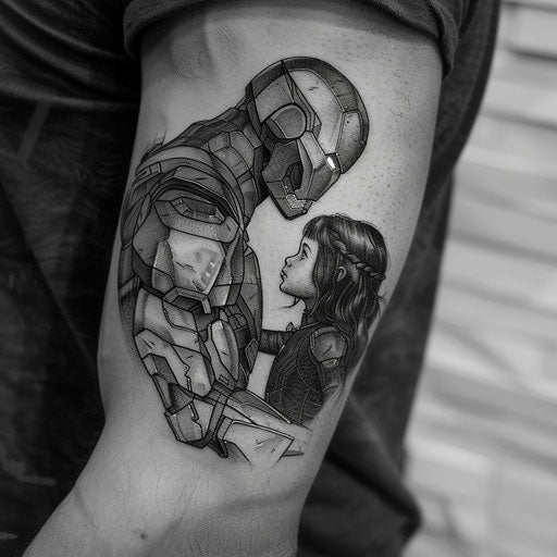 Sophisticated Father Daughter Tattoos Tattoo Designs