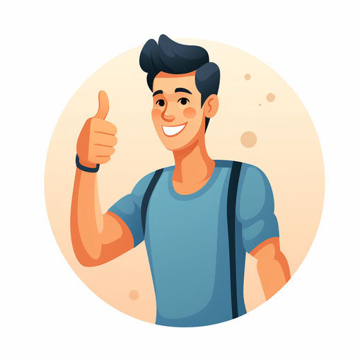 Minimalist clipart on white background