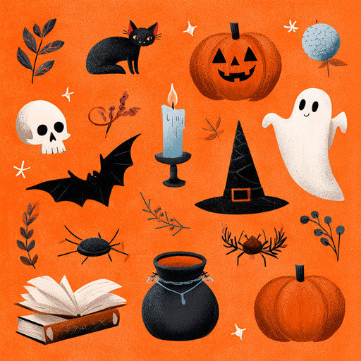 Festive and Spooky Halloween Illustration