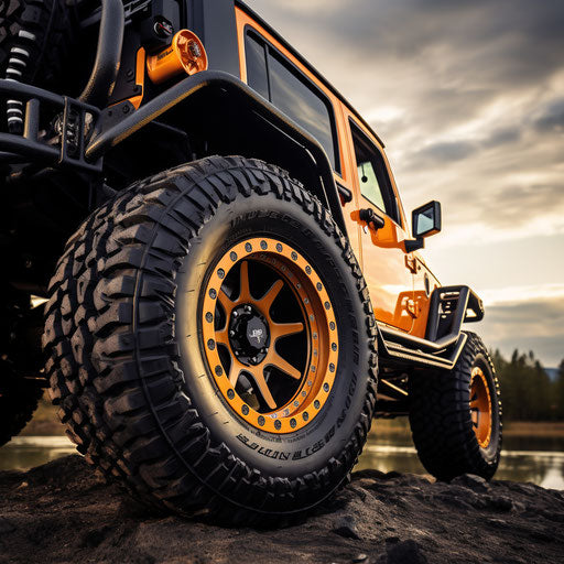 Off-road vehicle with premium tires