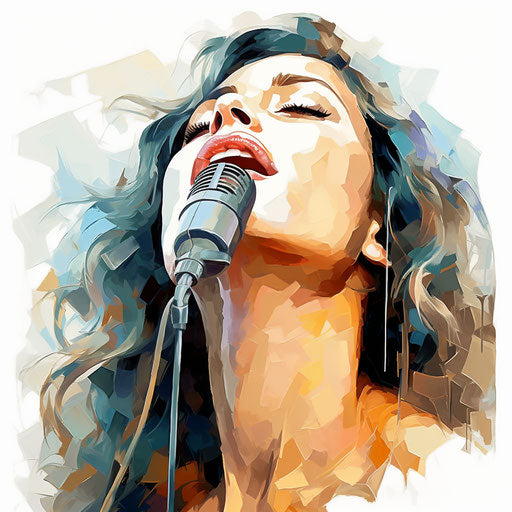 Voice clipart in Oil painting style