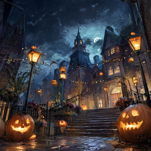 A Festive Yet Eerie Atmosphere for Halloween