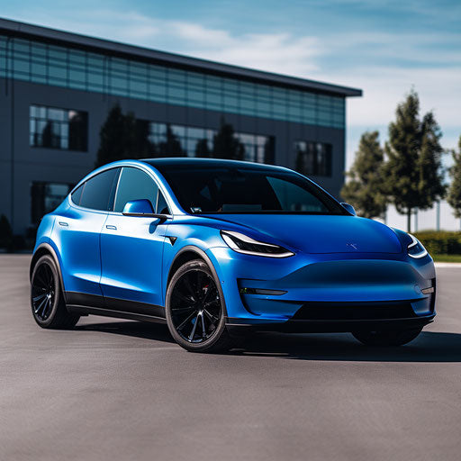 Tesla model y Bright blue