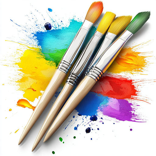 3D painting with photo realistic style on flat white background, isolated clipart