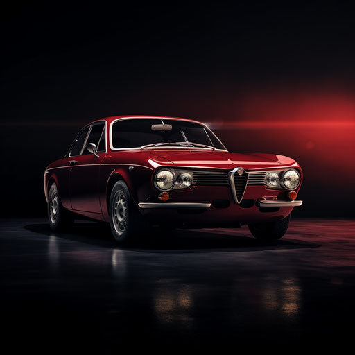 Classic chrome Giulia Quadrifoglio Alfa Romeo