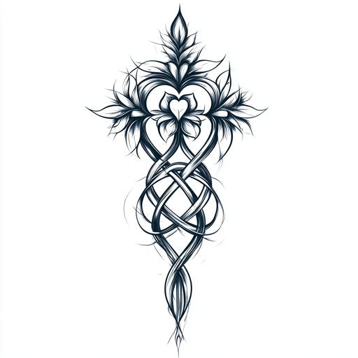 Mama tattoo with Celtic knot, symbol of eternal love