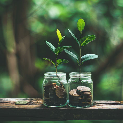 Finance images with ethical investing focus