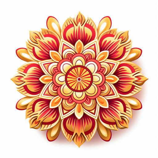 Mandala coloring page flower download free