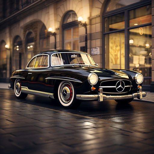 Vintage Mercedes Benz with modern twist