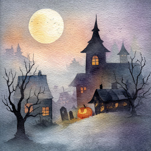 Lighthearted and Spooky Halloween Atmosphere