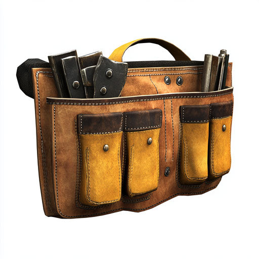 Realistic Tool Belt, high resolution, isolated