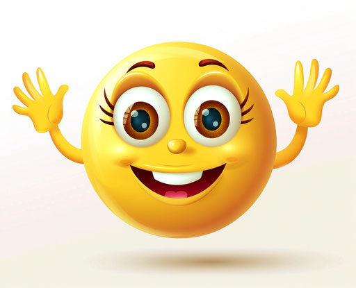 Eco-Friendly Emoji High Five for Green Campaigns