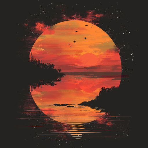 Sunrise over horizon, hinting at new beginnings