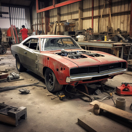 Restoration of the dodge charger hellcat