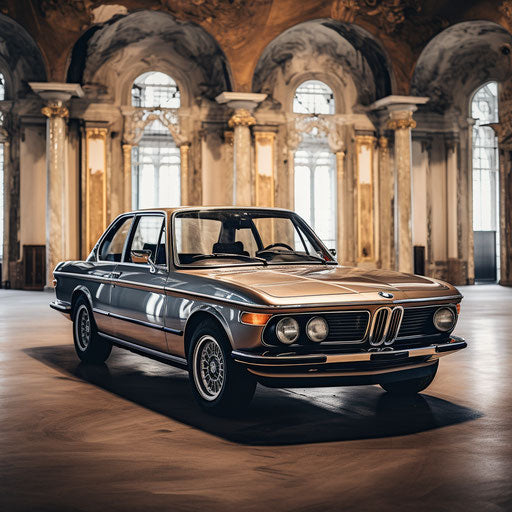Classic luxury BMW car with high-end finishes