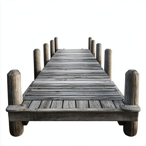 Realistic clipart of a boat dock