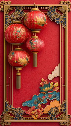 Festive Happy New Year mobile wallpaper