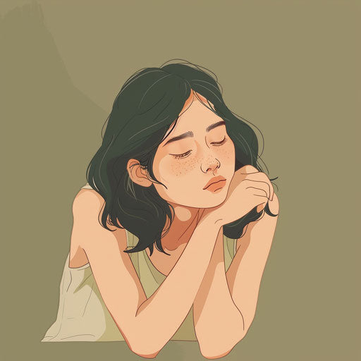 Emotions artwork on soft green backdrop with refined details