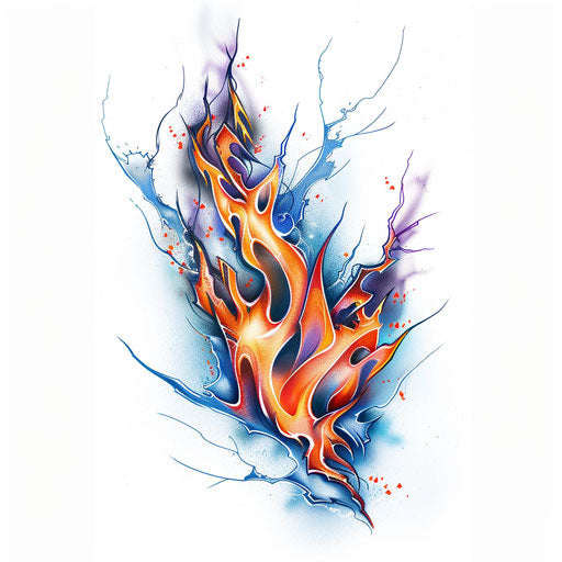 Artistic Flame Tattoo Files