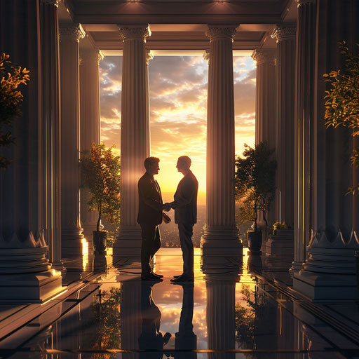 High-profile finance merger and acquisition negotiation