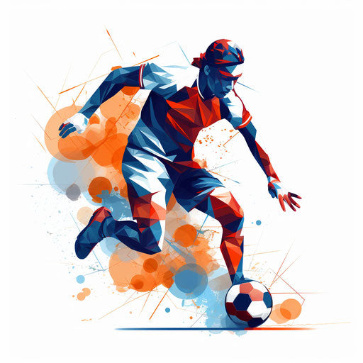 Minimalist style sports clipart, on white background