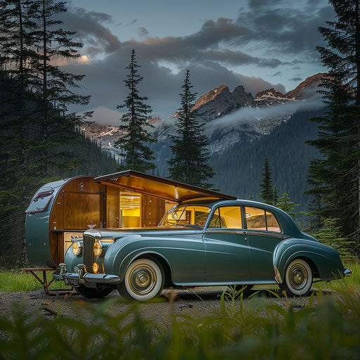1954 Bentley R Type Continental converted into luxurious mobile home