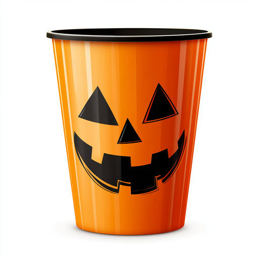 Realistic Halloween Party Cups, high resolution