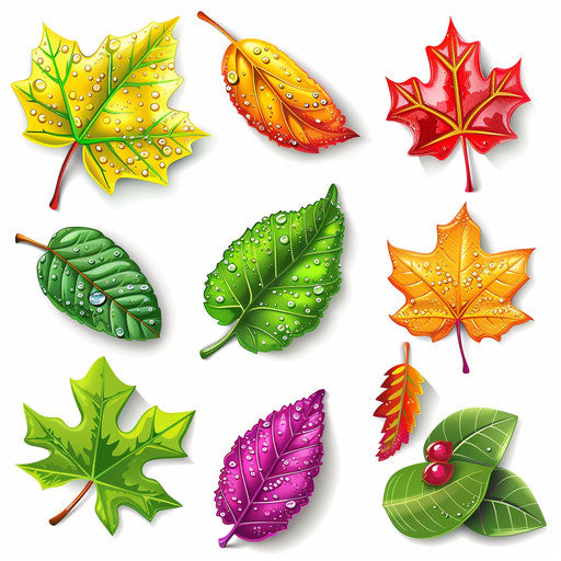 Realistic illustration of months of the year on white background